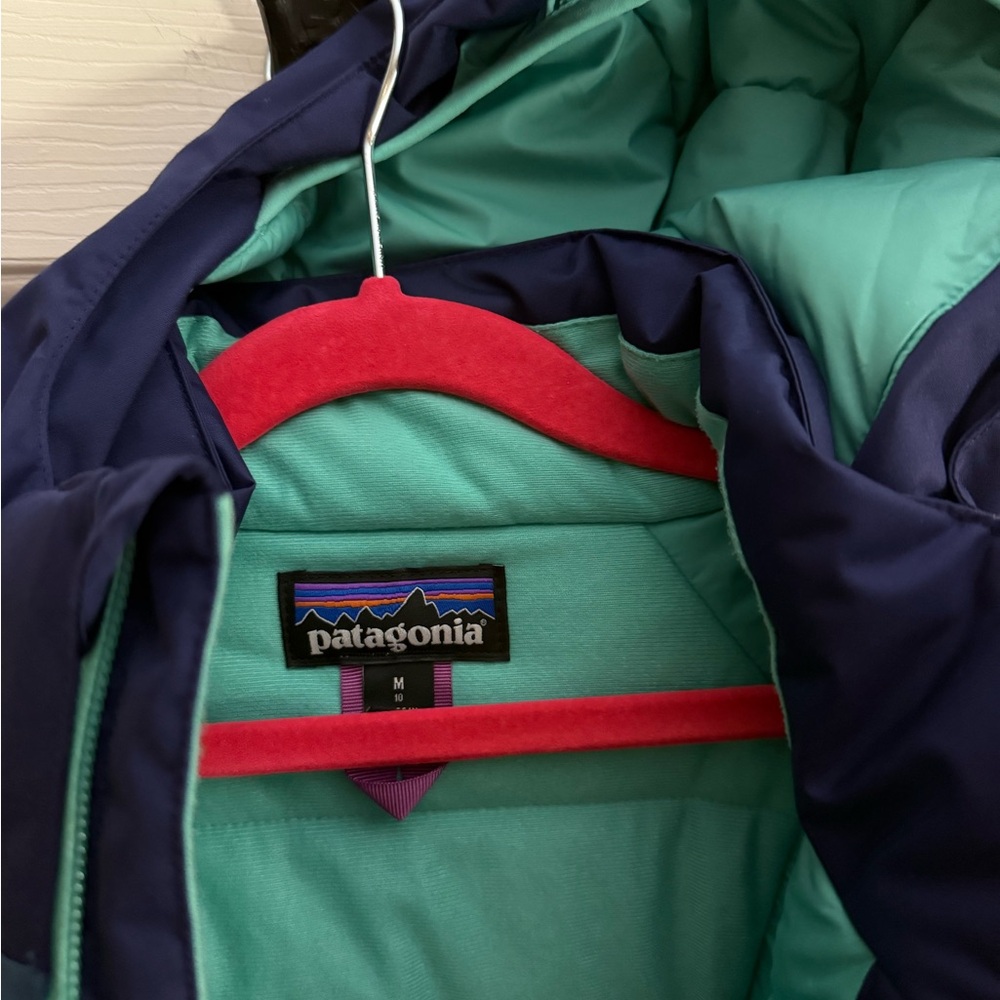 Patagonia Girls Snowbelle Jacket Size M (10) Like New - Picture 7 of 7
